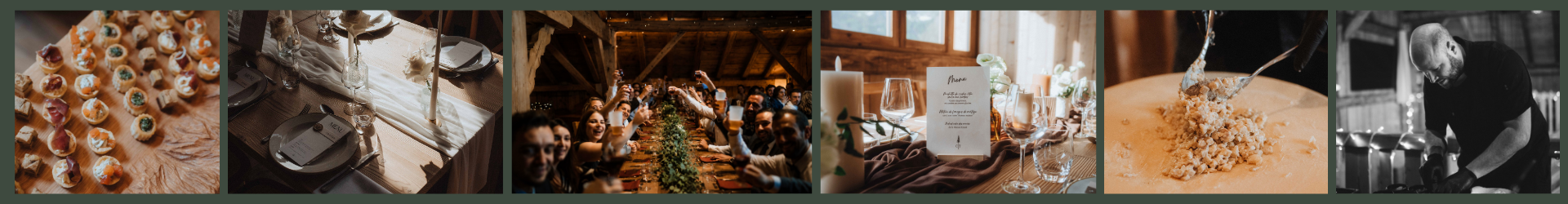 Cuisine maison et réception de mariage au Gîte du Passant en Haute-Savoie